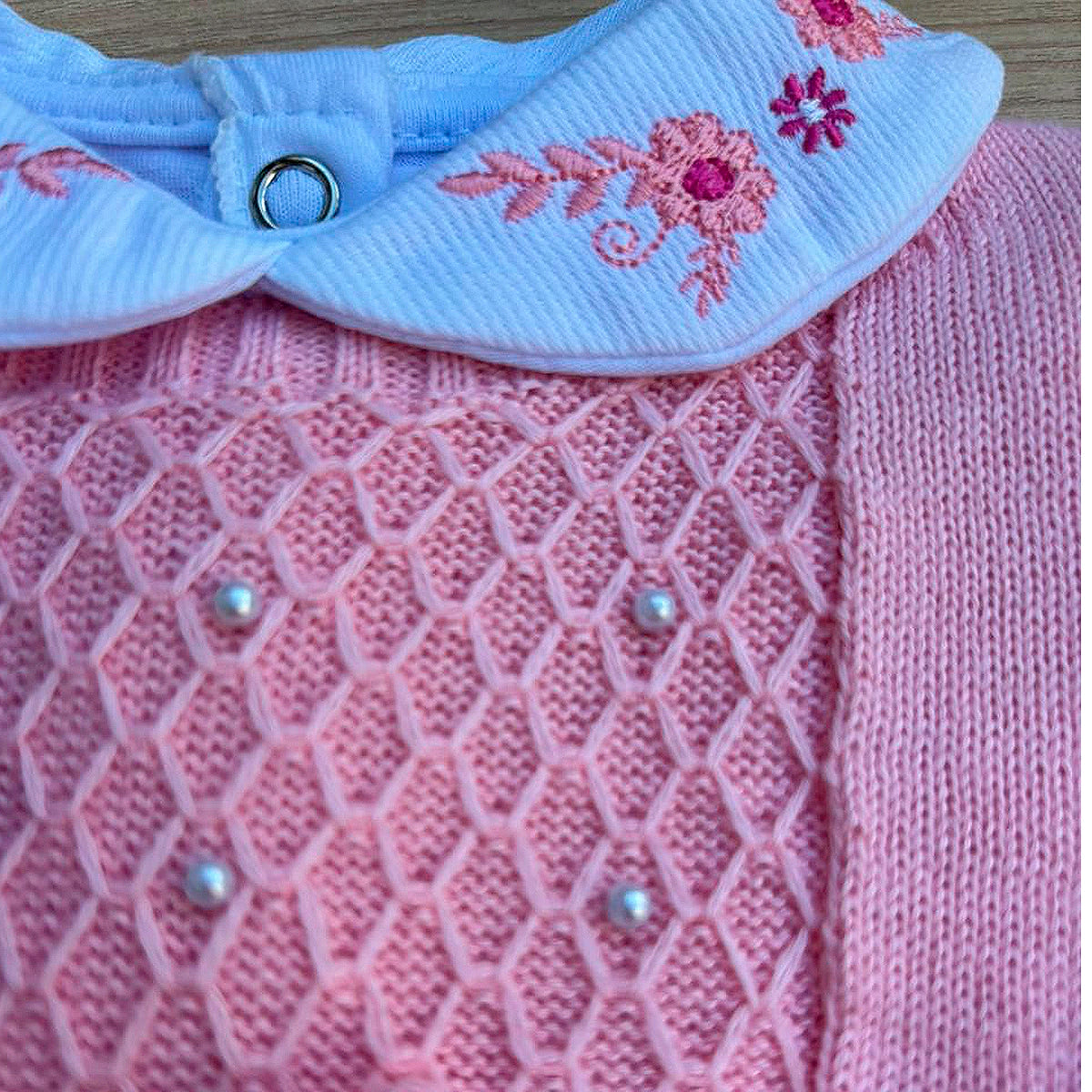 Macacão Bebê Tricot Maitê