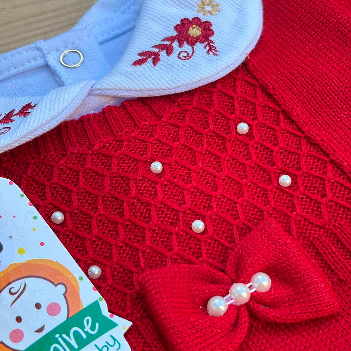 Macacão Bebê Tricot Maitê