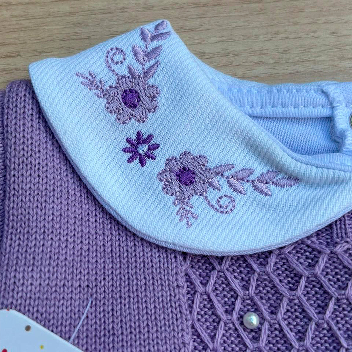 Macacão Bebê Tricot Maitê
