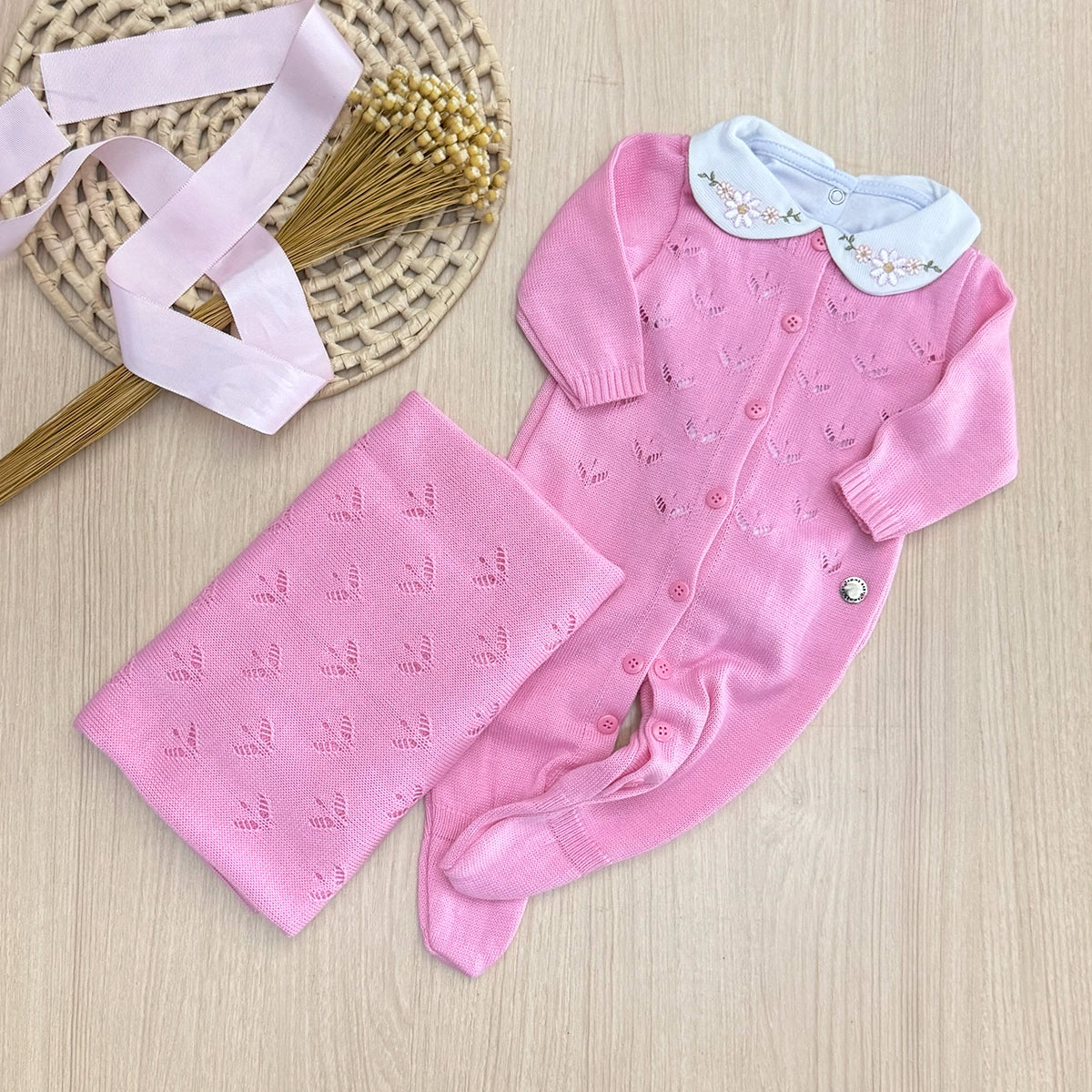 Saída Maternidade Tricot Margarida