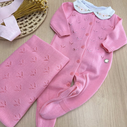 Saída Maternidade Tricot Margarida