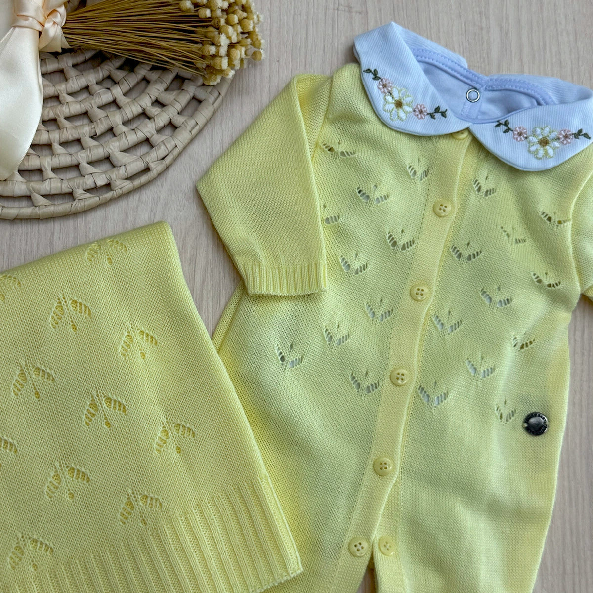 Saída Maternidade Tricot Margarida