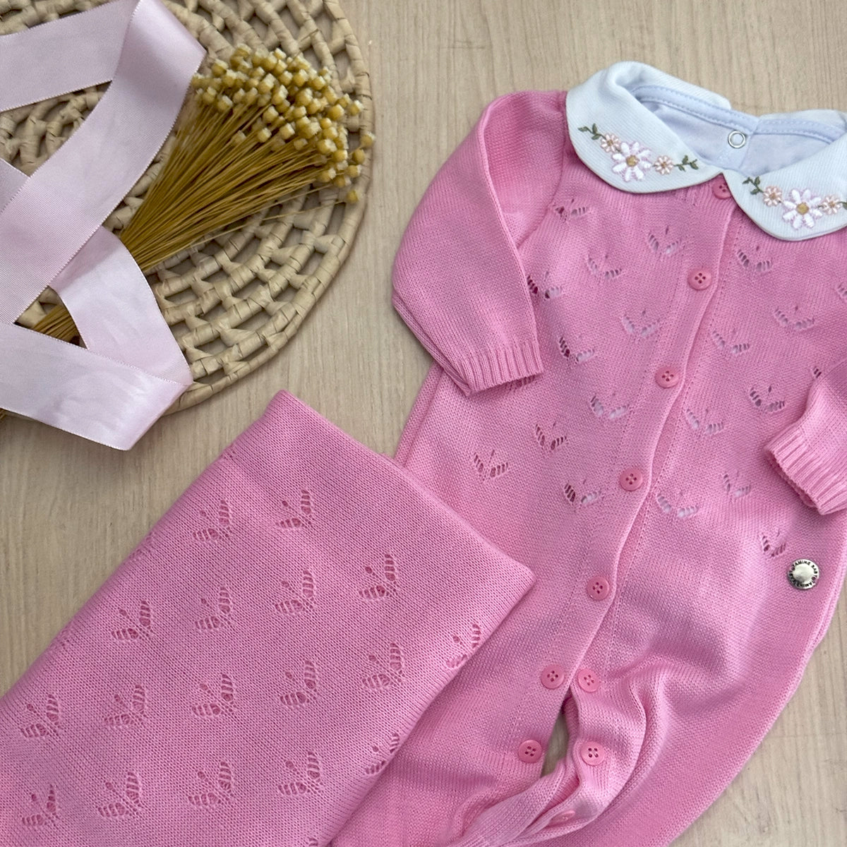 Saída Maternidade Tricot Margarida