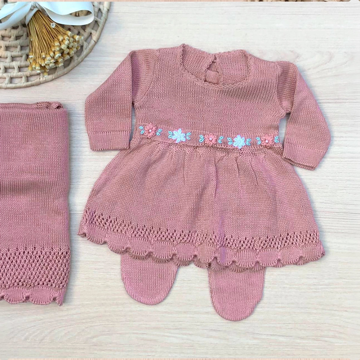 Saída Maternidade Tricot Maria