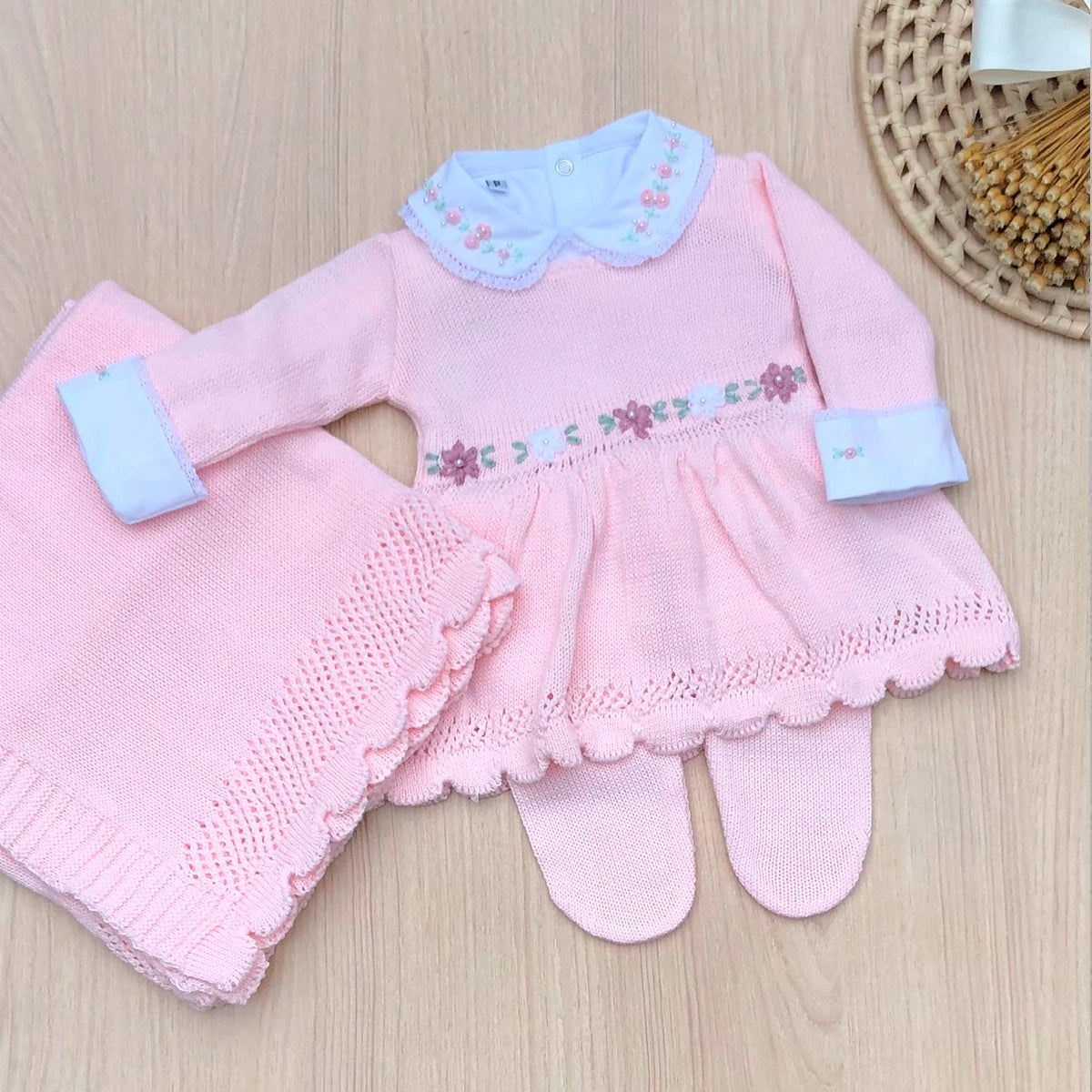 Saída Maternidade Tricot Maria