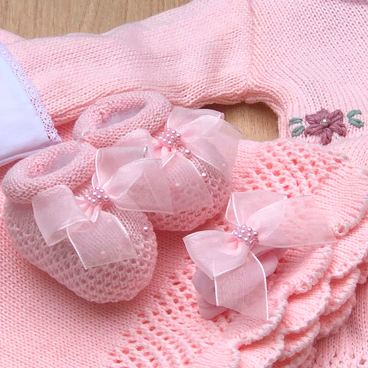 Saída Maternidade Tricot Maria