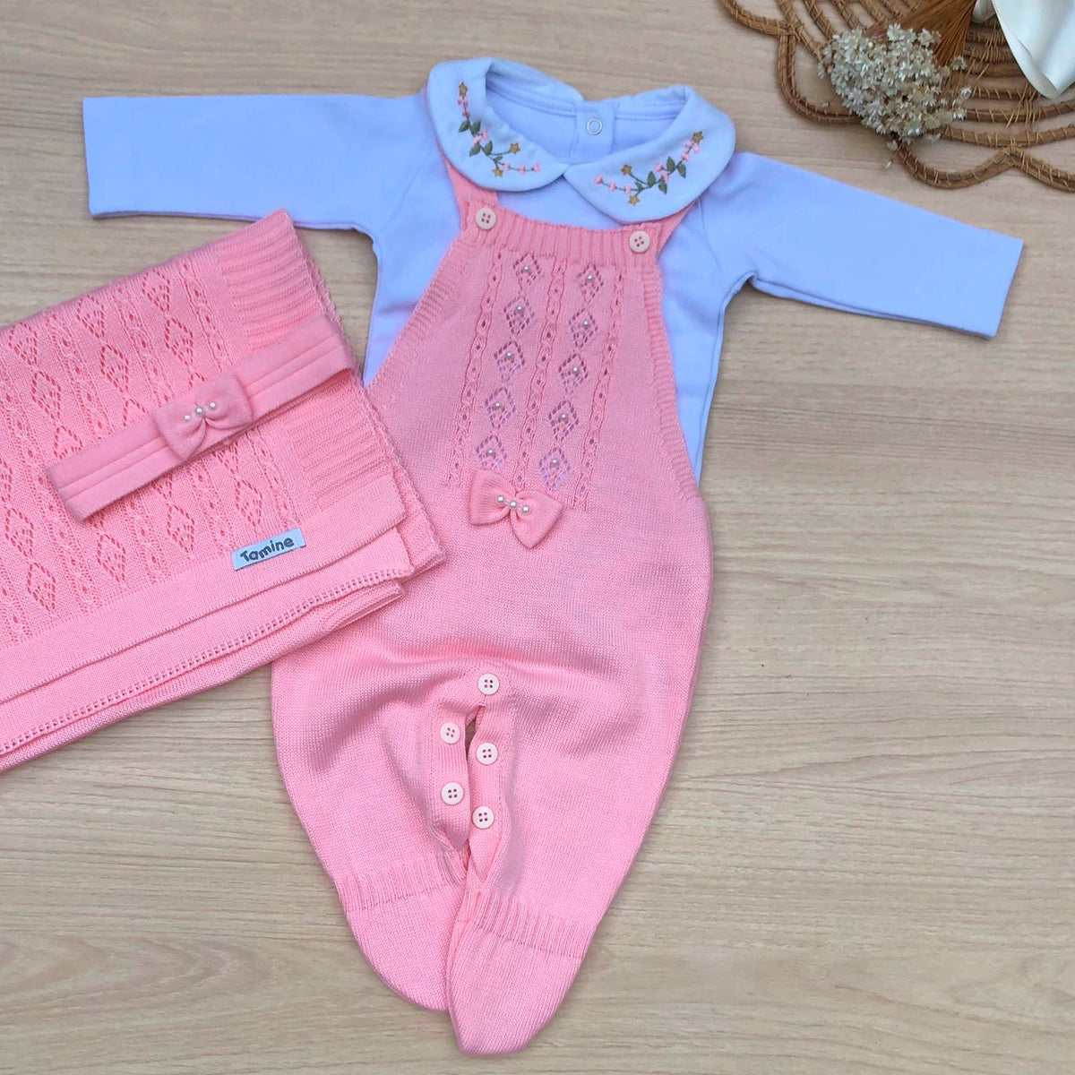 Saída Maternidade Tricot Maria Carolina