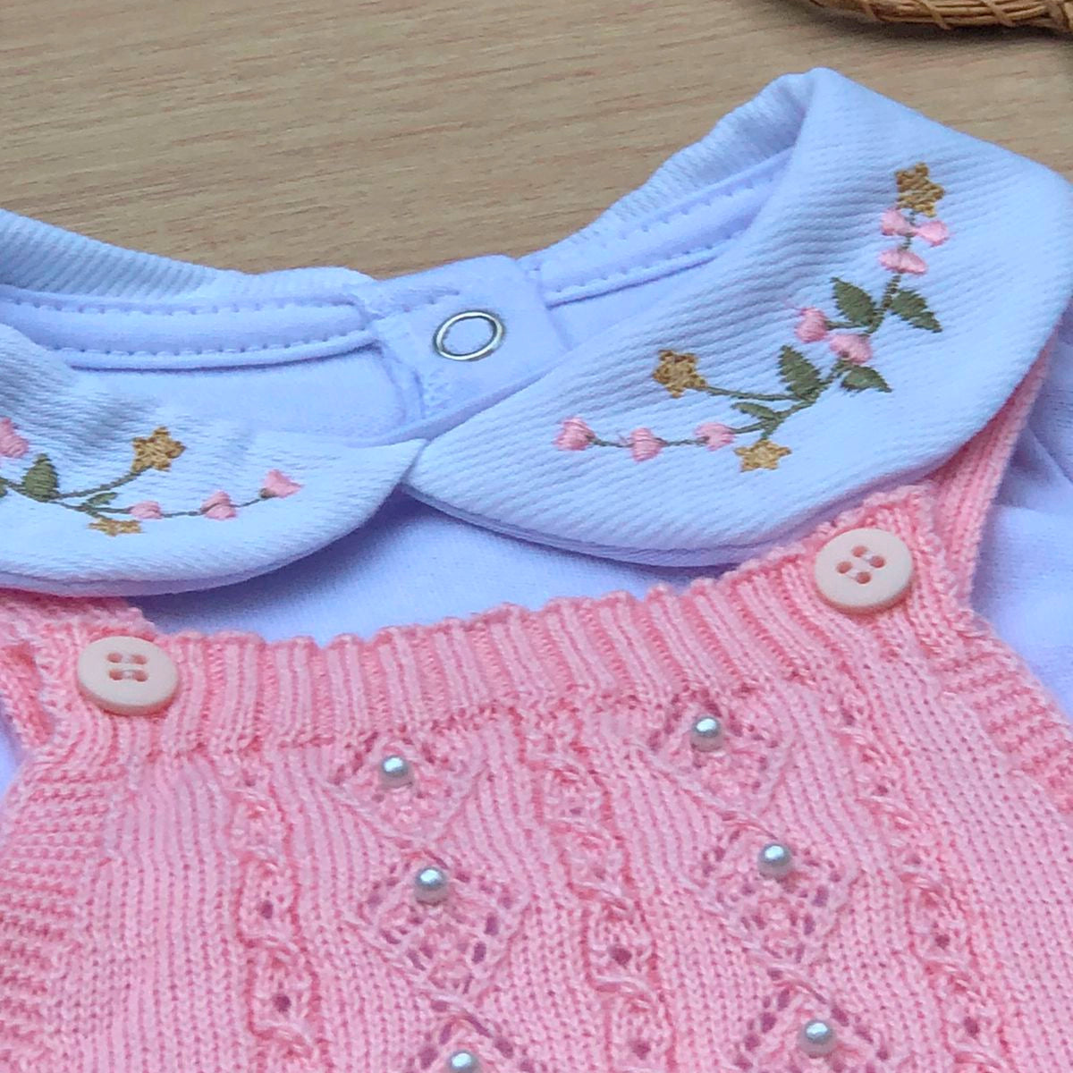 Saída Maternidade Tricot Maria Carolina