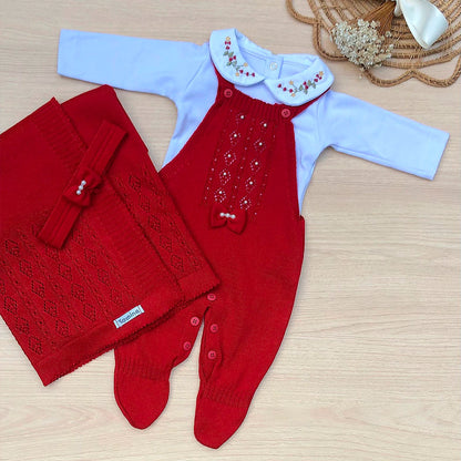 Saída Maternidade Tricot Maria Carolina