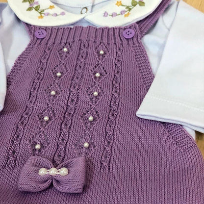 Saída Maternidade Tricot Maria Carolina