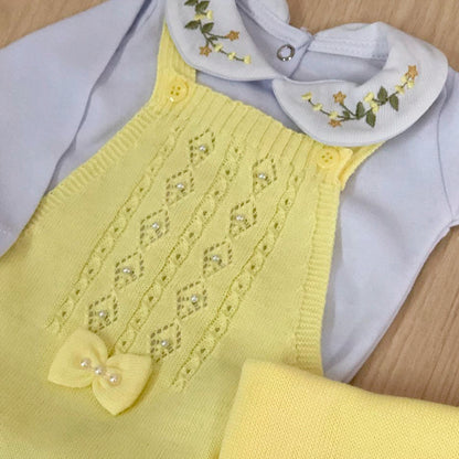 Saída Maternidade Tricot Maria Carolina