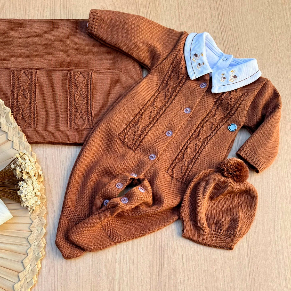Saída Maternidade Tricot Moisés