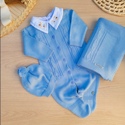 Saída Maternidade Tricot Moisés