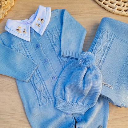 Saída Maternidade Tricot Moisés
