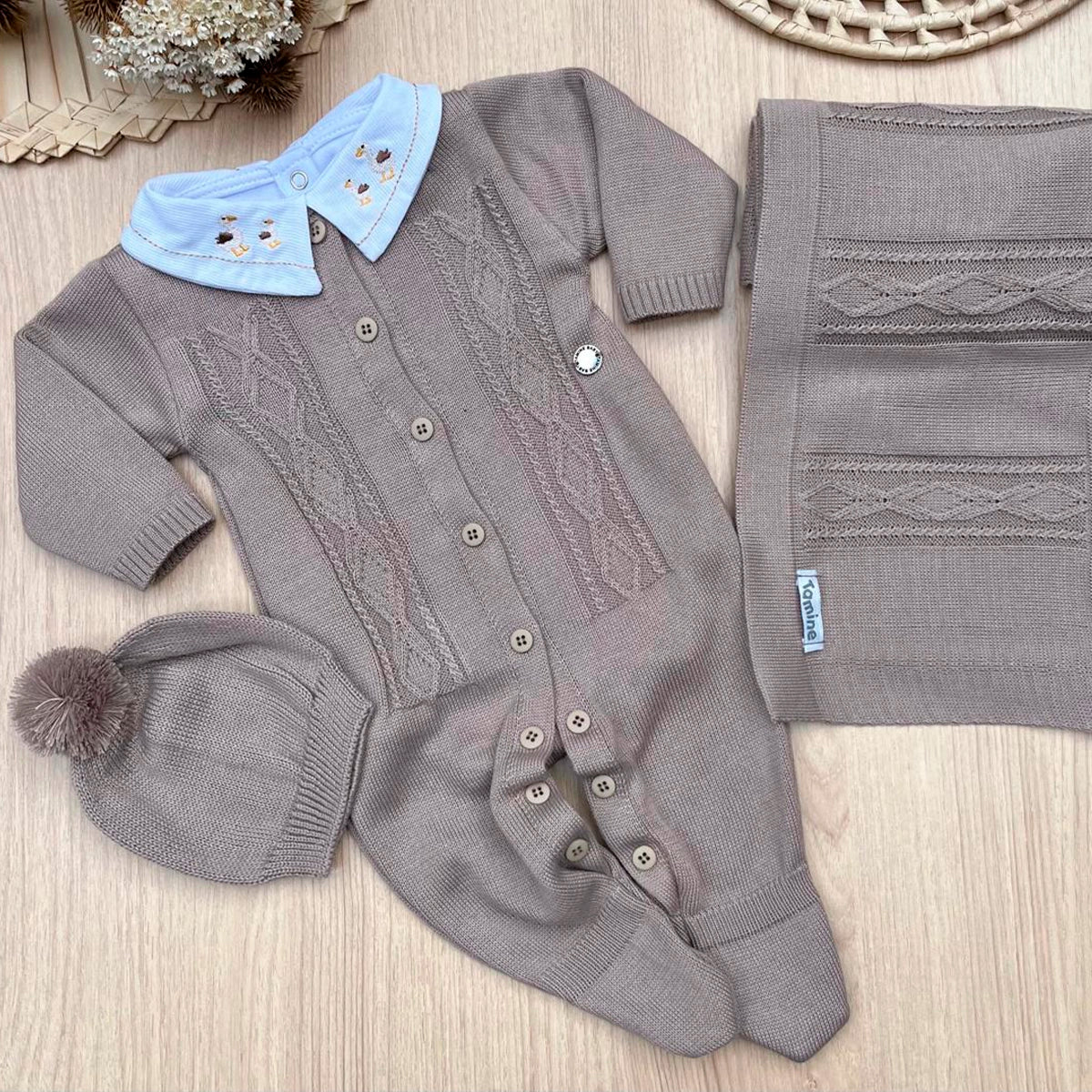 Saída Maternidade Tricot Moisés