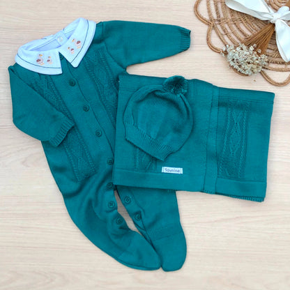Saída Maternidade Tricot Moisés