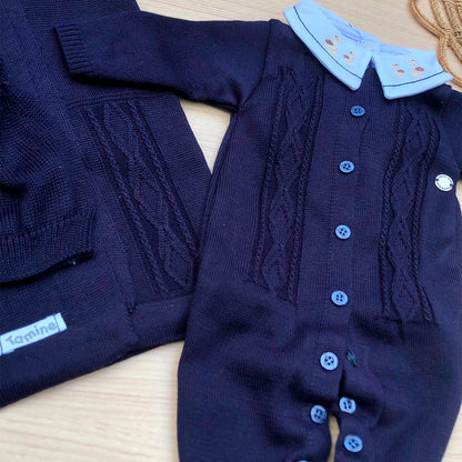 Saída Maternidade Tricot Moisés