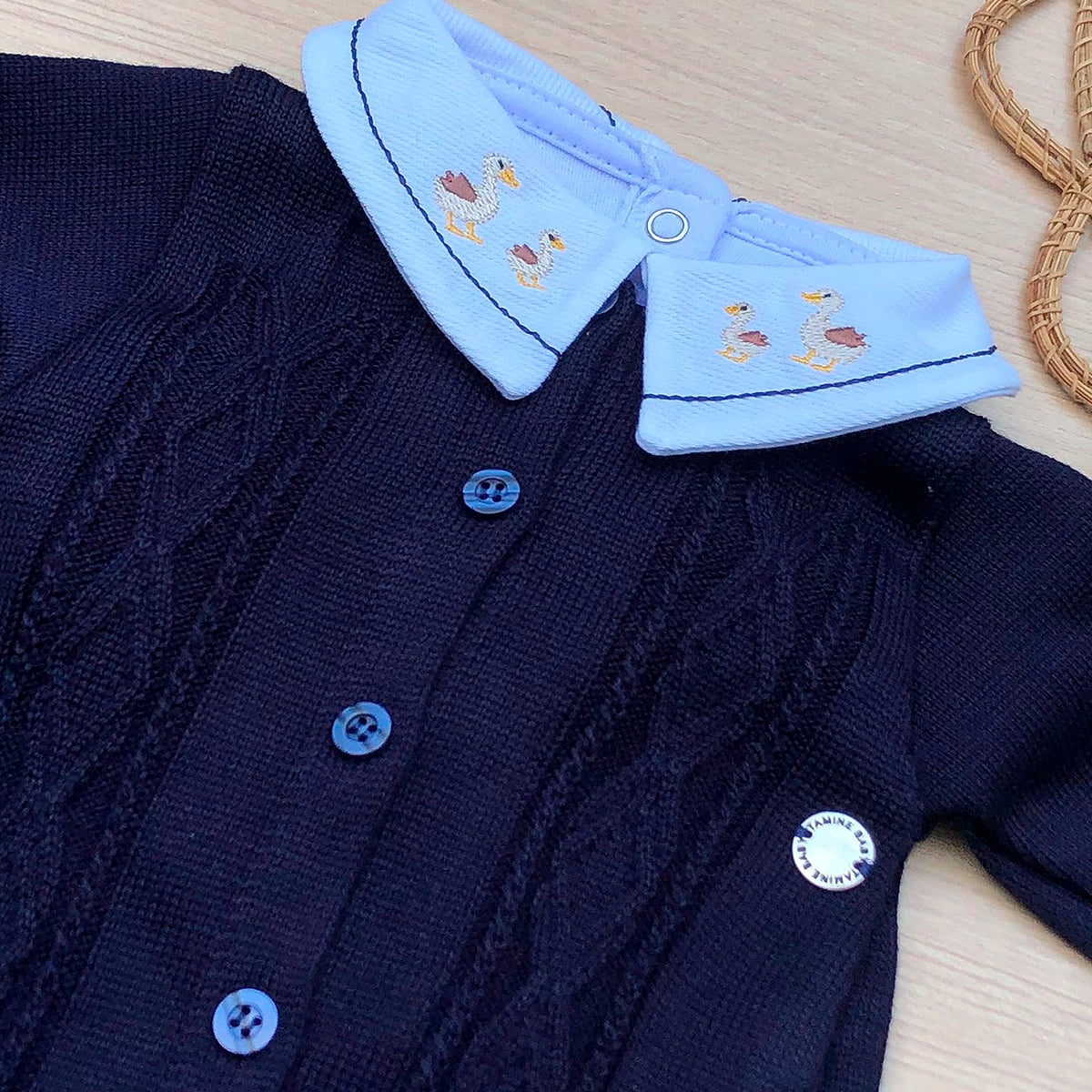Saída Maternidade Tricot Moisés
