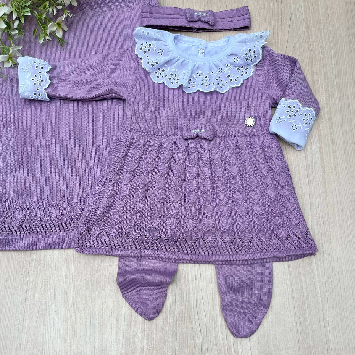 Saída Maternidade Tricot Nina