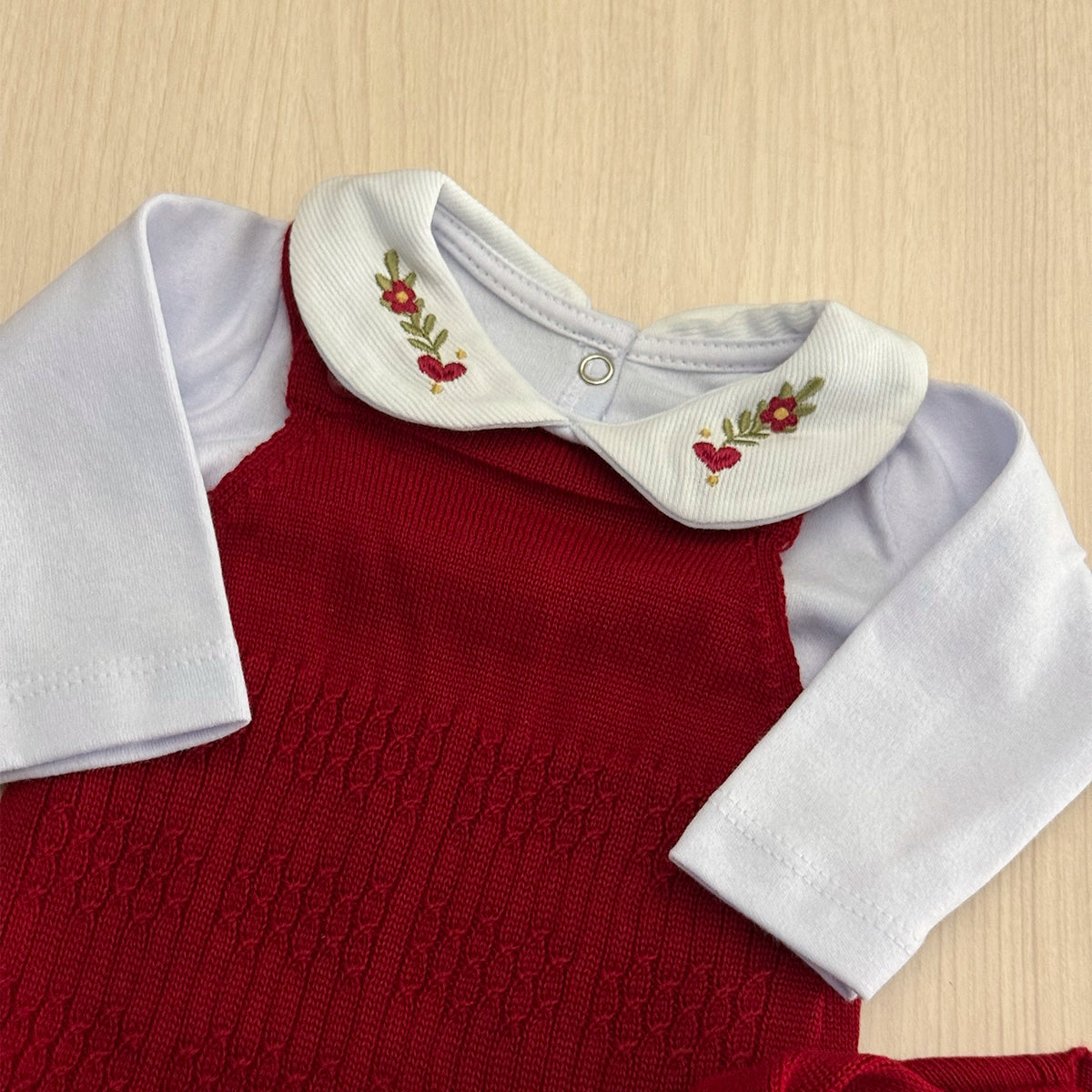 Saída Maternidade Tricot Olivia Maria