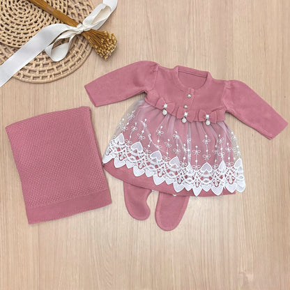Saída Maternidade Tricot Patrícia