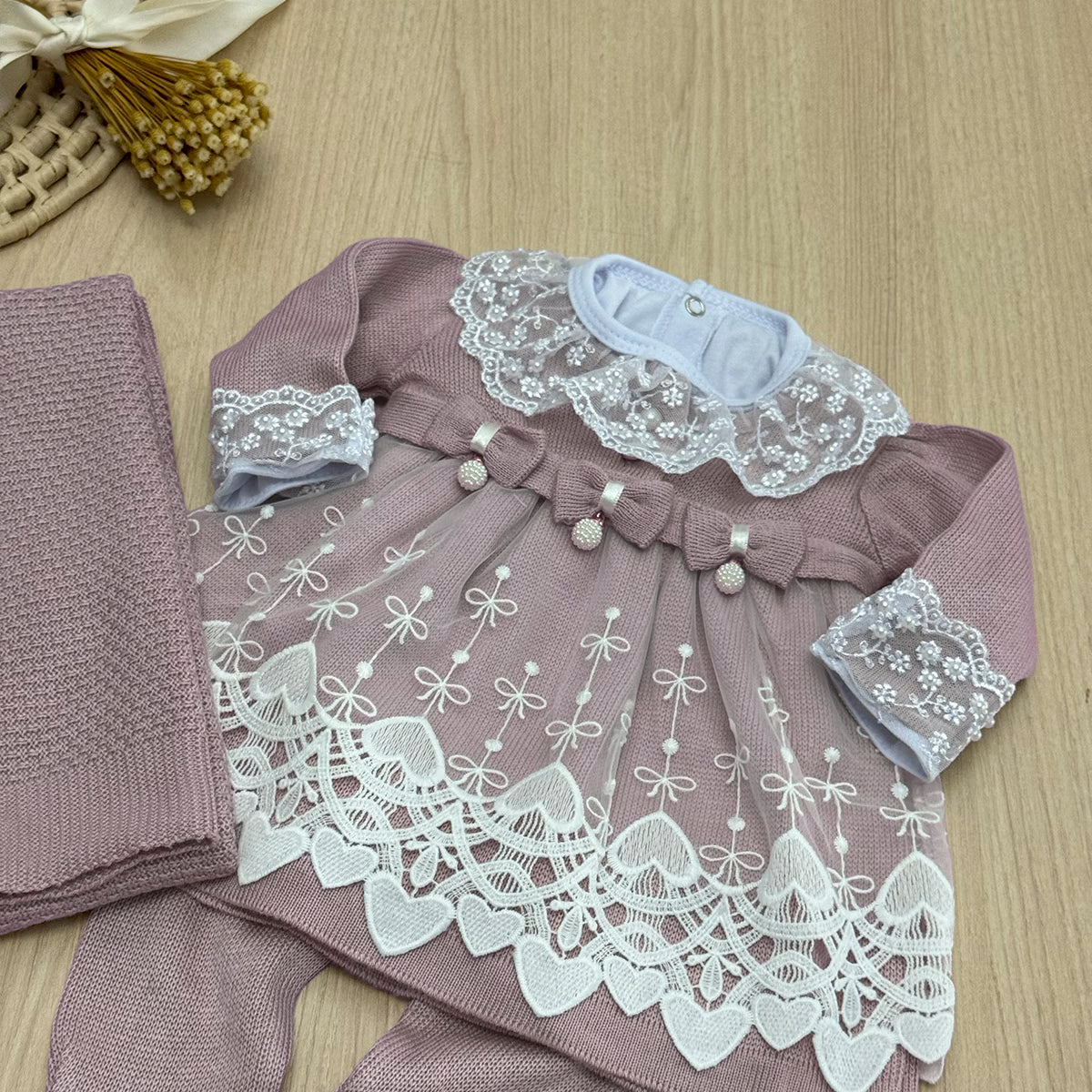 Saída Maternidade Tricot Patrícia