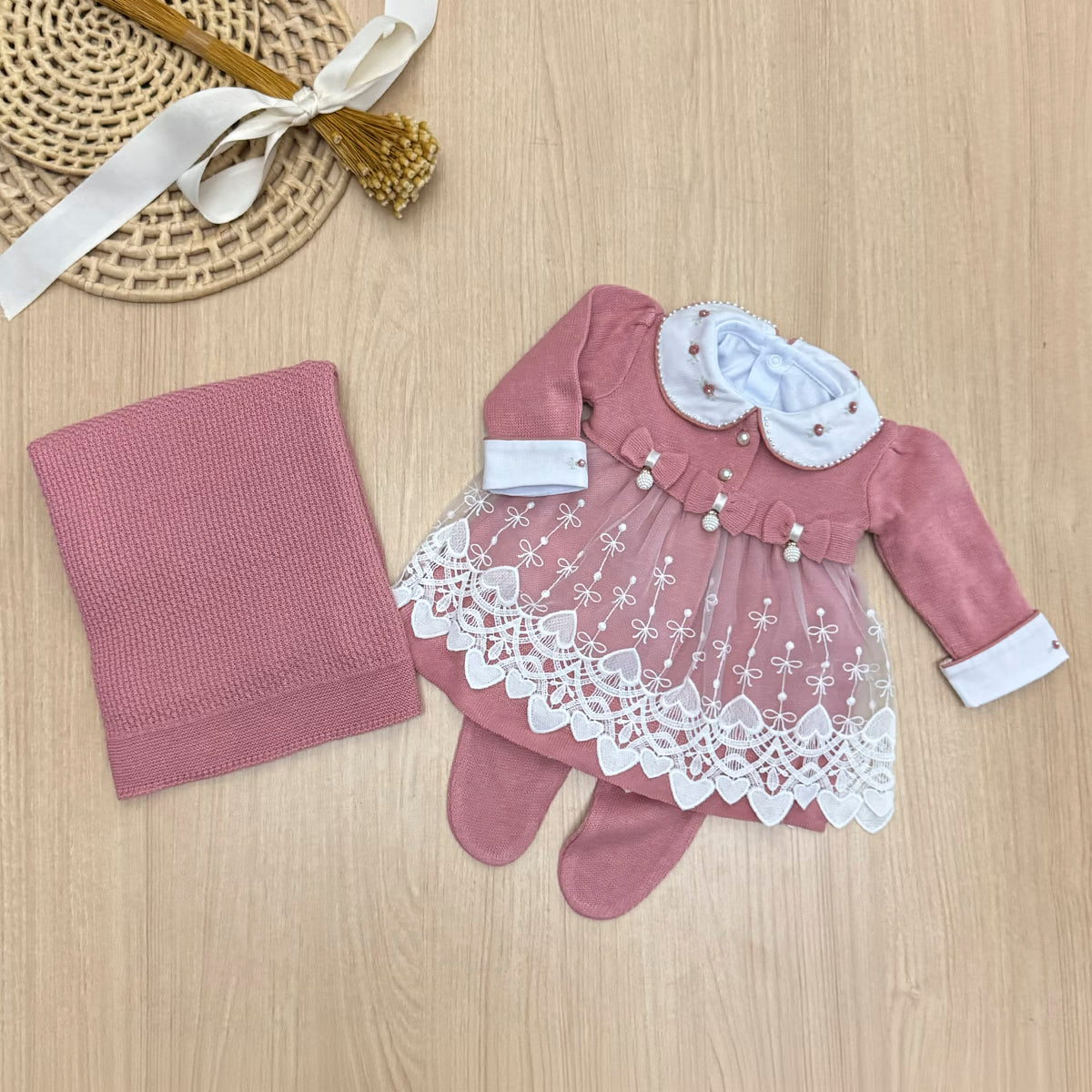Saída Maternidade Tricot Patrícia
