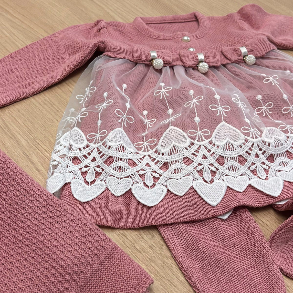 Saída Maternidade Tricot Patrícia