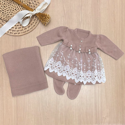 Saída Maternidade Tricot Patrícia