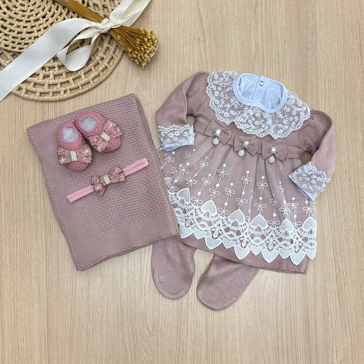 Saída Maternidade Tricot Patrícia