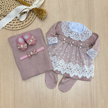 Saída Maternidade Tricot Patrícia