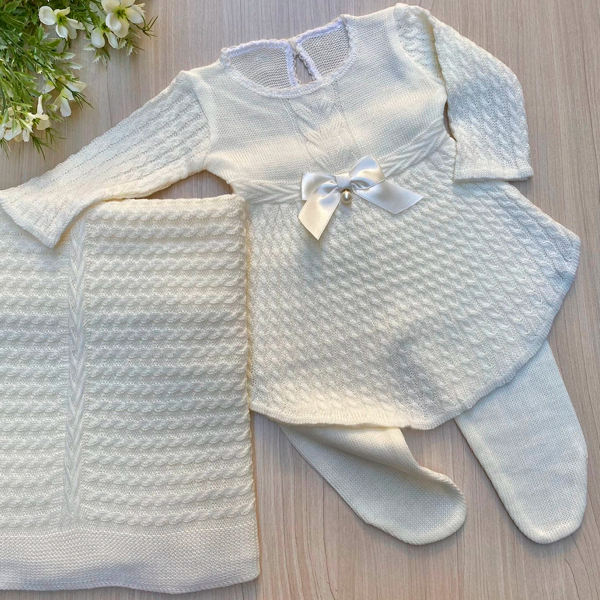 Saída Maternidade Tricot Alice