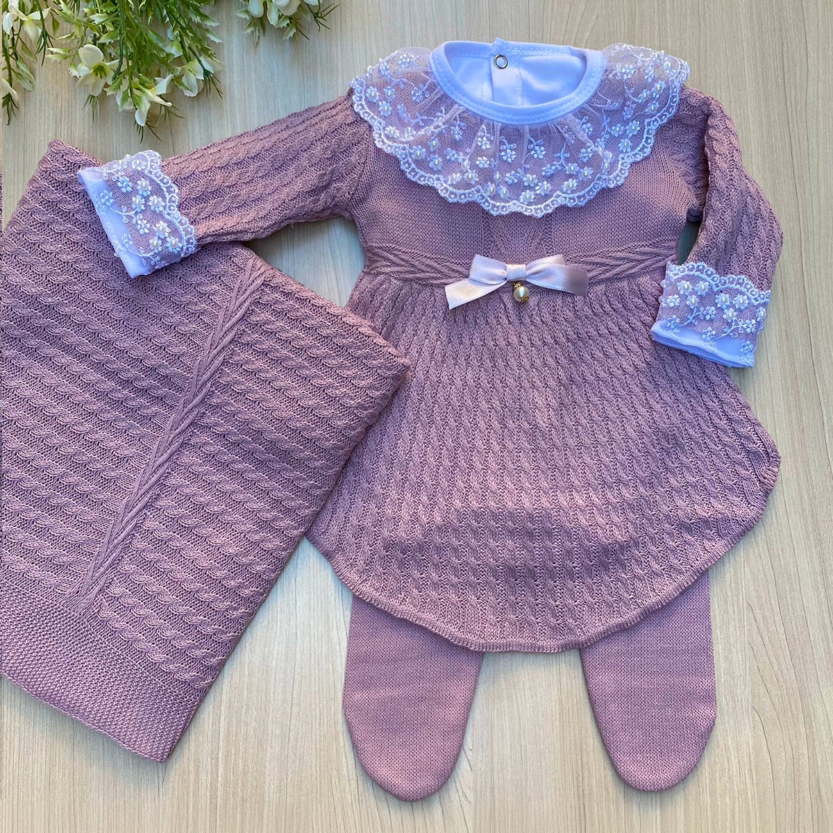 Saída Maternidade Tricot Alice