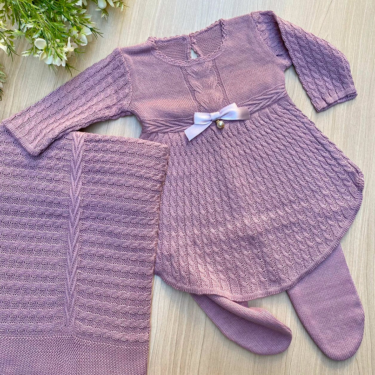 Saída Maternidade Tricot Alice