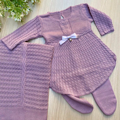 Saída Maternidade Tricot Alice