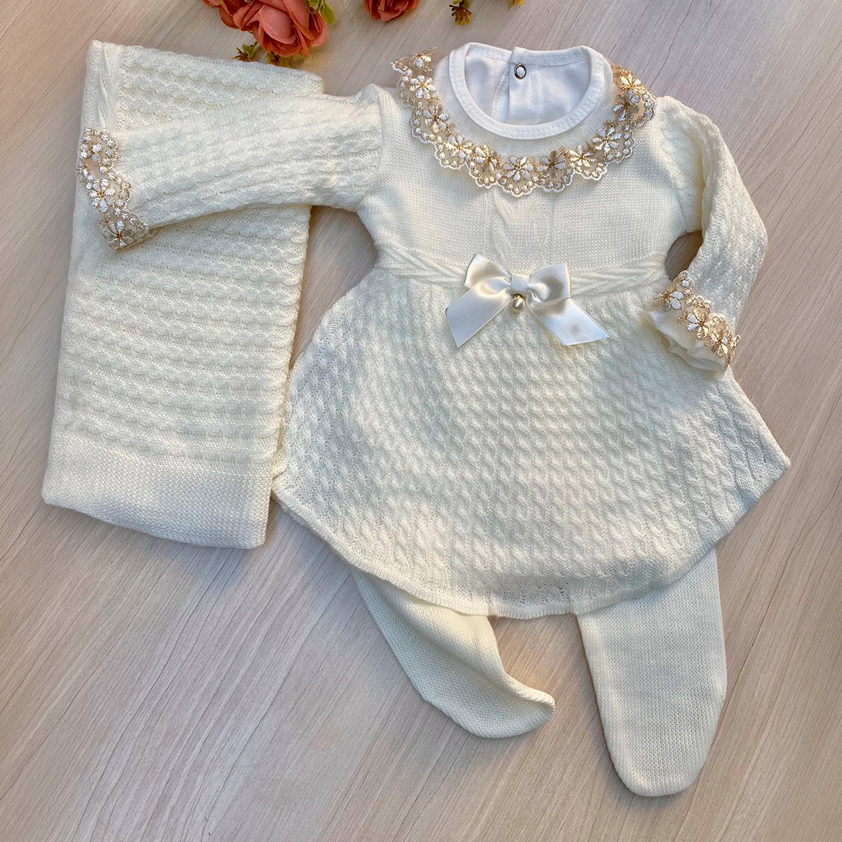 Saída Maternidade Tricot Alice