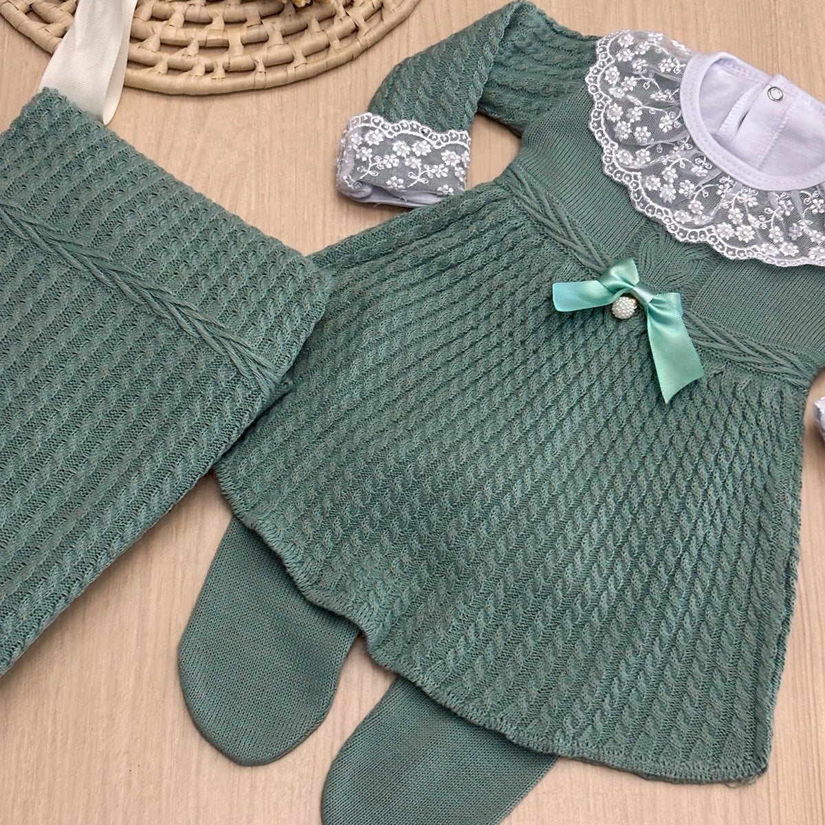 Saída Maternidade Tricot Alice