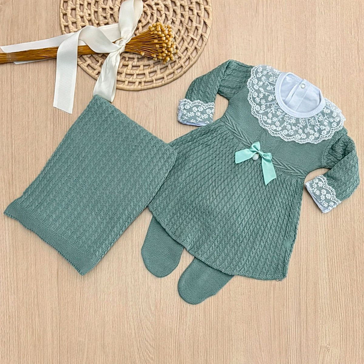 Saída Maternidade Tricot Alice