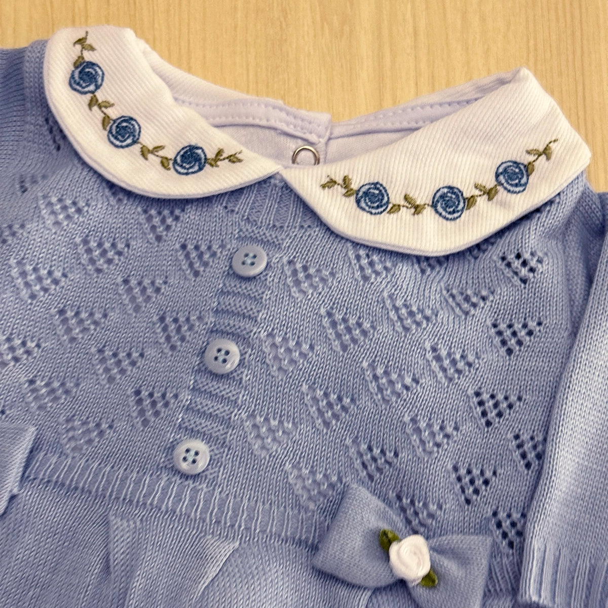 Saída Maternidade Tricot Rococo