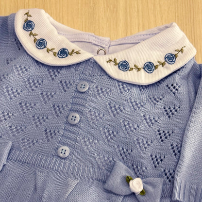 Saída Maternidade Tricot Rococo