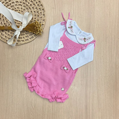 Romper Bebê Tricot Letícia