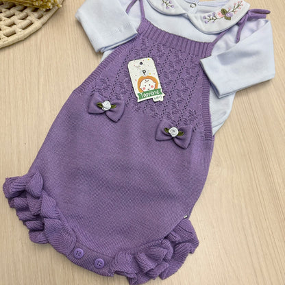 Romper Bebê Tricot Letícia