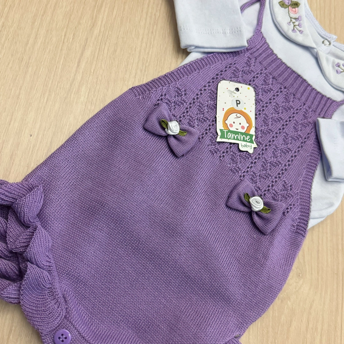 Romper Bebê Tricot Letícia