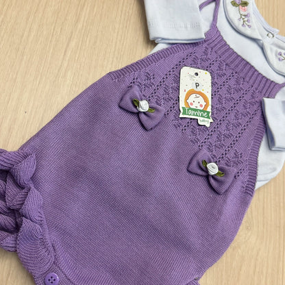 Romper Bebê Tricot Letícia