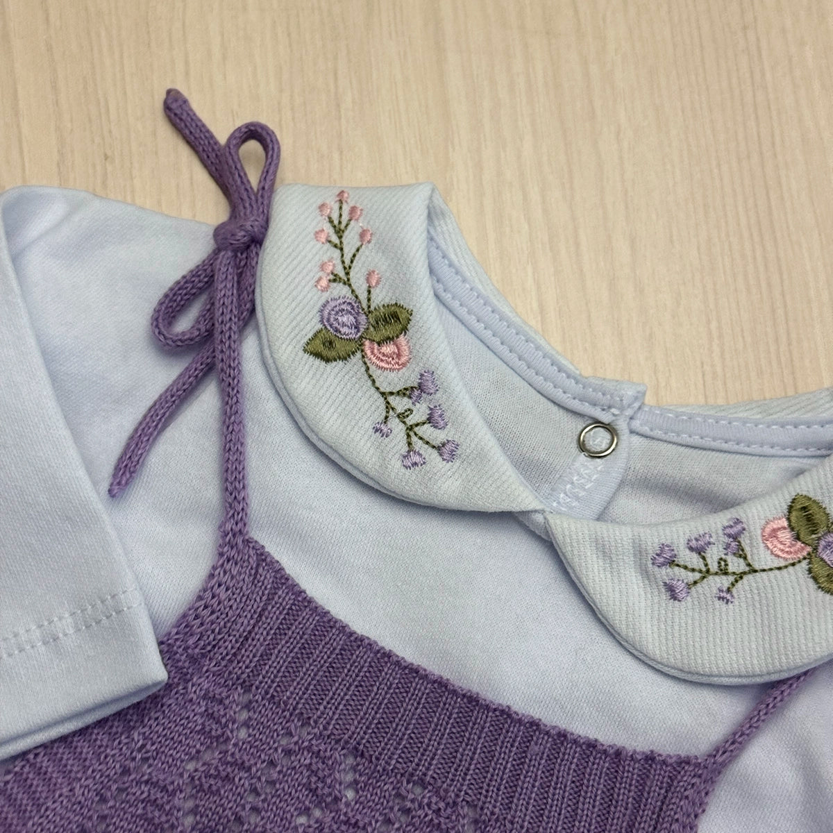 Romper Bebê Tricot Letícia