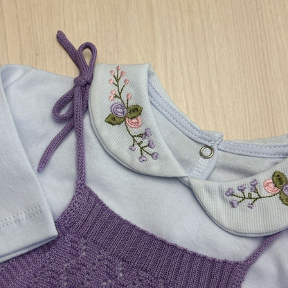 Romper Bebê Tricot Letícia