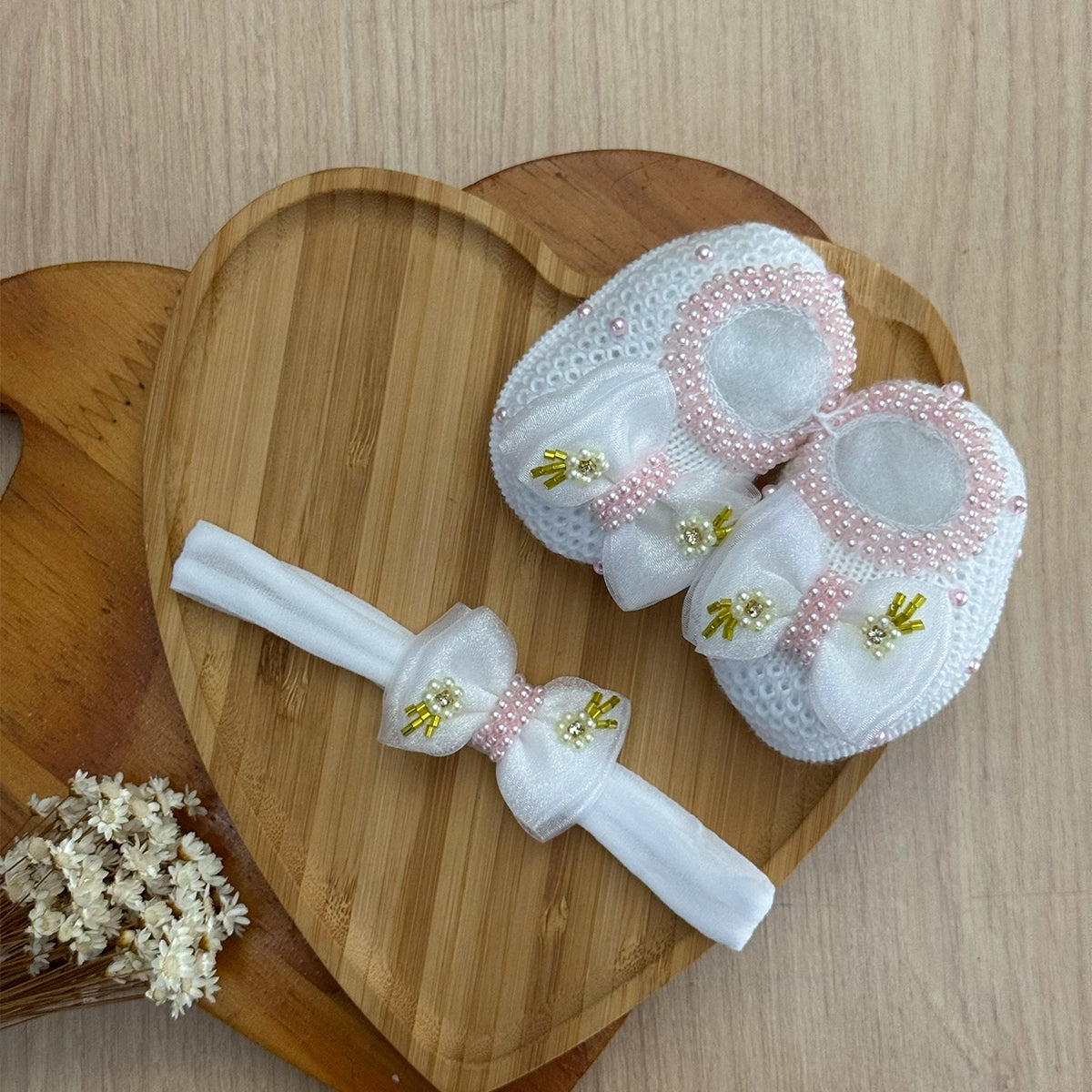 Sapatinho Bebê Com Pedras