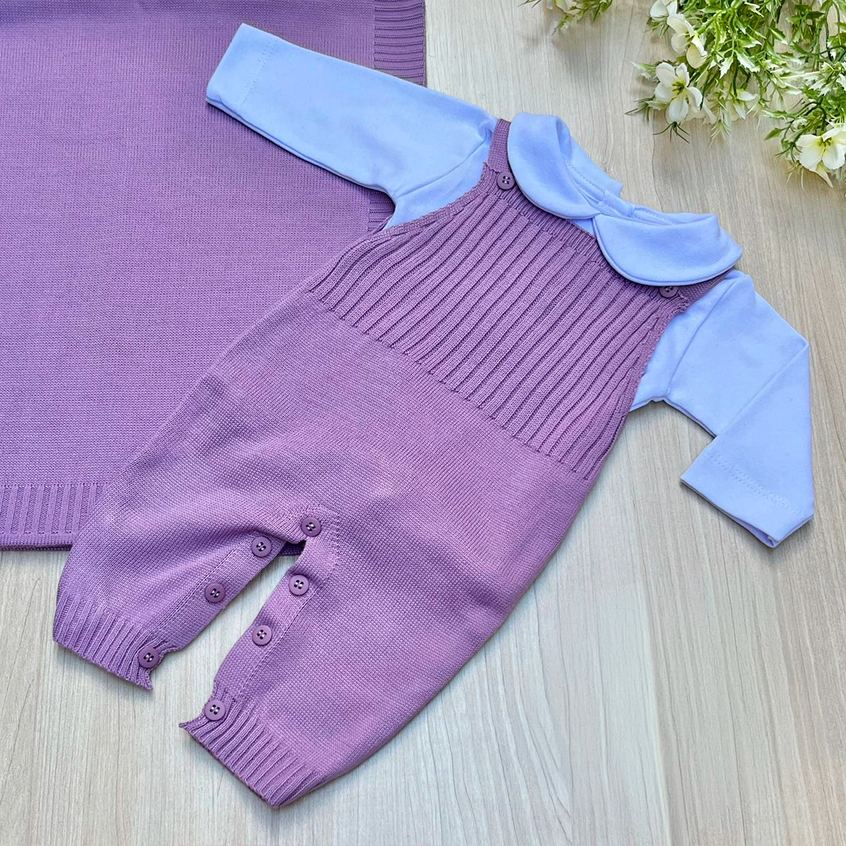 Saída Maternidade Tricot Sara
