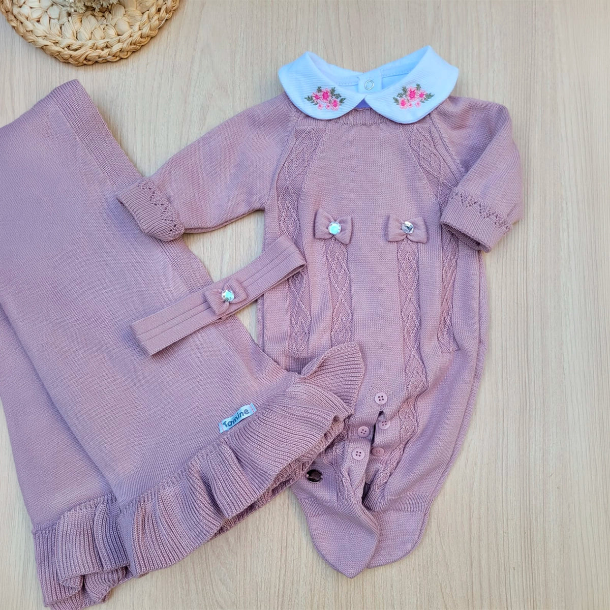 Saída Maternidade Tricot Stella