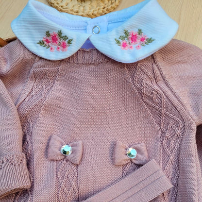 Saída Maternidade Tricot Stella